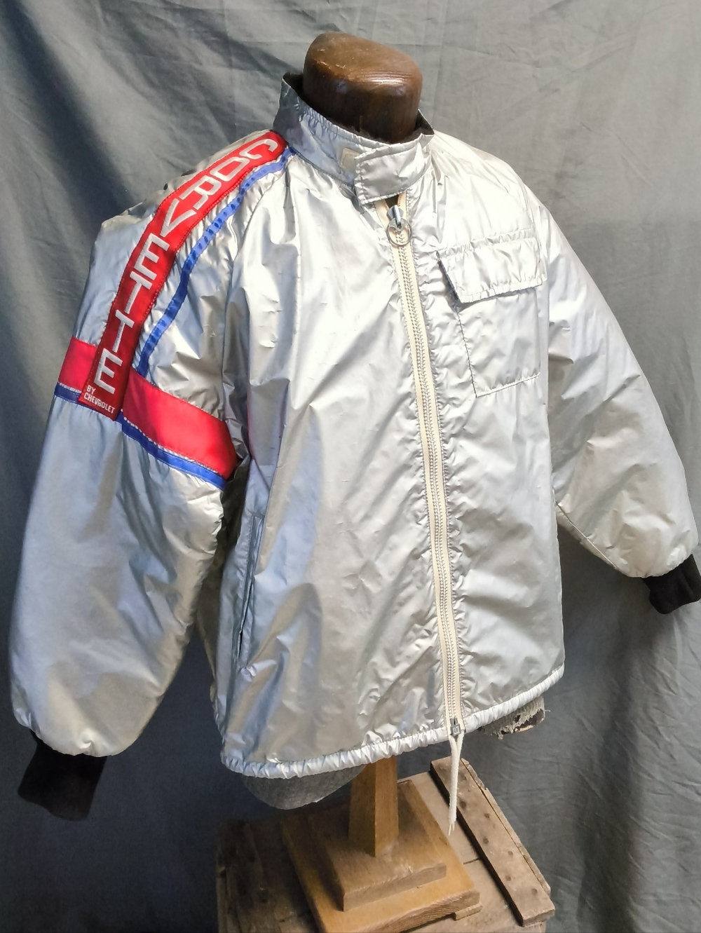 1978 Corvette 25th Anniversary Silver Racing Jacket - Avon Sportswear Canada